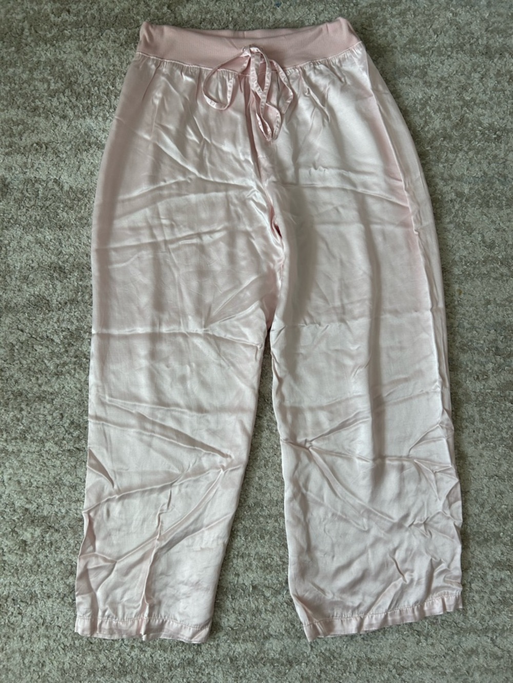 BUNDLE of 2 Pairs of Pj Harlow Pants and Shorts in Blush Size Large - Picture 4 of 11